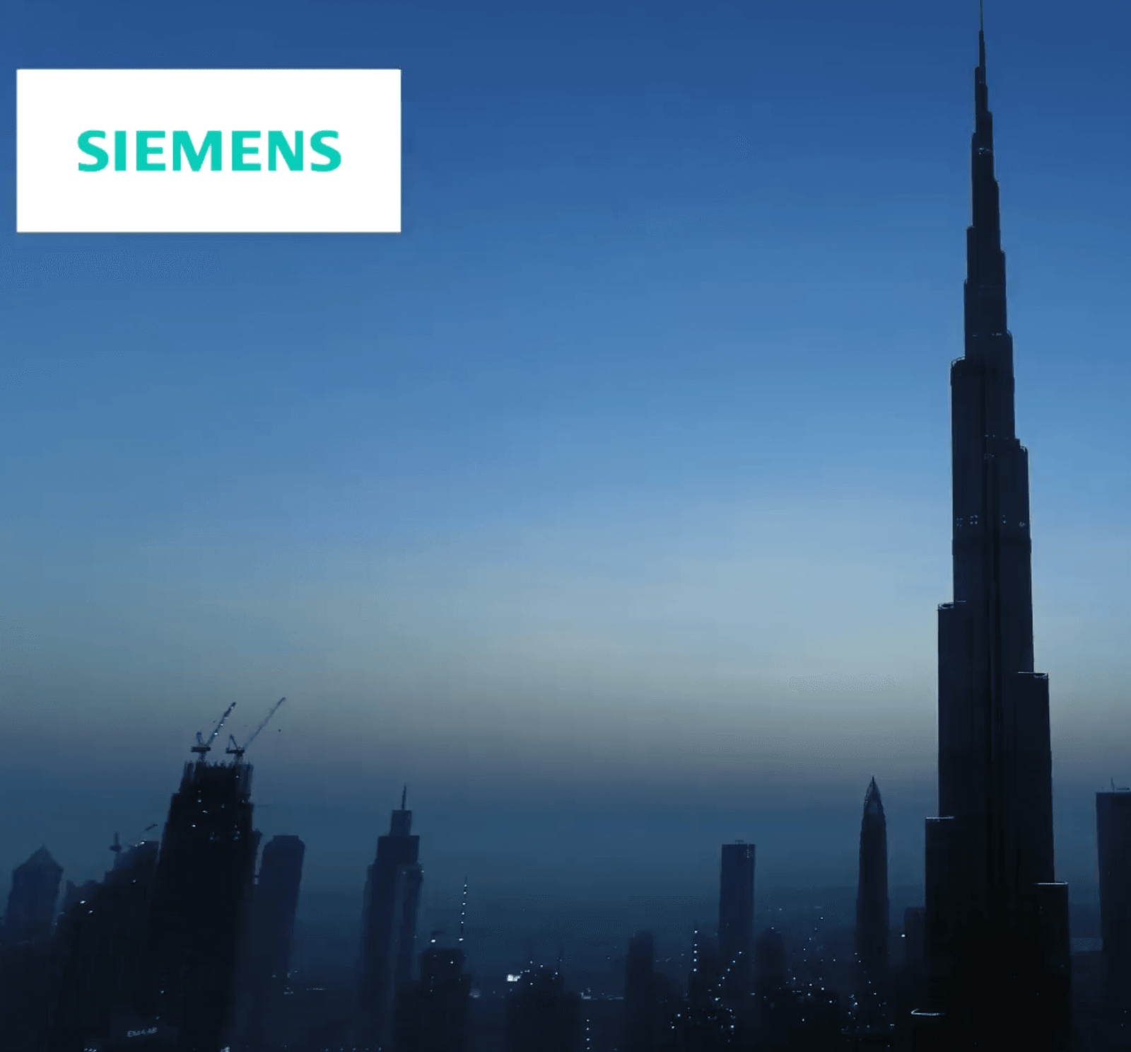 Burj Khalifa Siemens Branding
